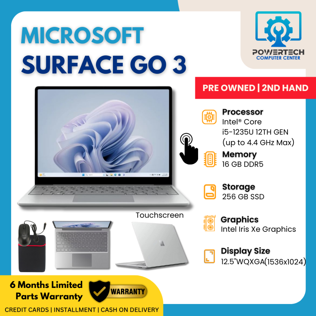 Microsoft Surface Laptop 3 | i5 12th | School Work Laptop | 2nd Hand ...