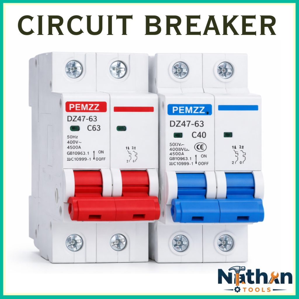 Circuit Breaker AC DC Miniature Circuit breaker 10 Ampere - 63 Ampere ...