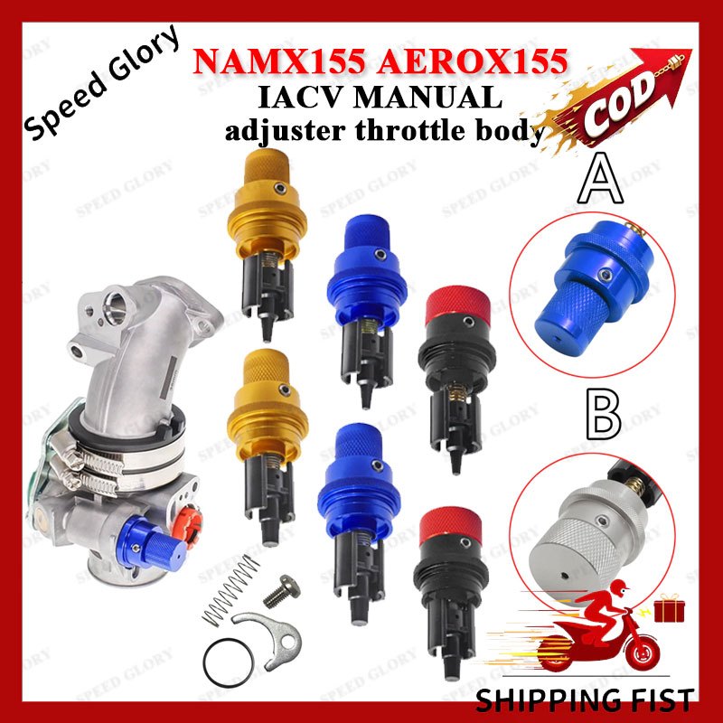 YAMAHA NAMX155 AEROX155 IACV MANUAL adjuster throttle body isc idle ...