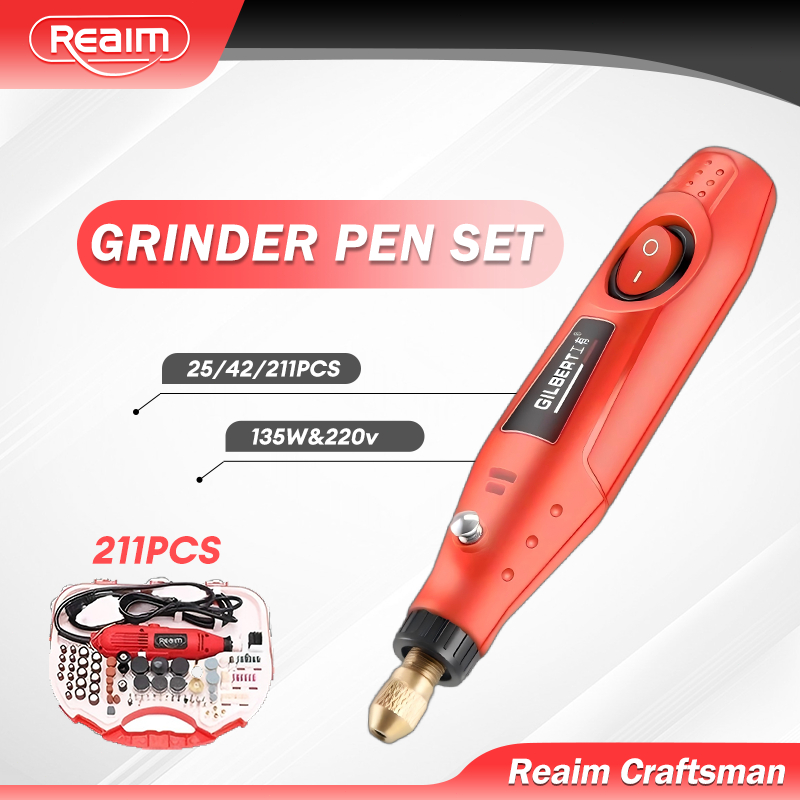 REAIM Mini Grinder Tool Set Porting Tool Set Mini Grinder Polishing ...