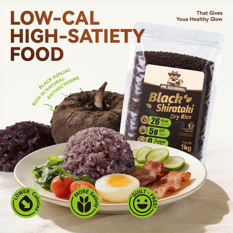 Mr.Squirre Healthy Rice low Carb Rice Dry Dried Shirataki Rice Konjac ...