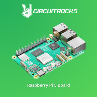 Raspberry Pi 5 Board BCM2712 Arm Cortex-A76 MicroSD, Wifi, HDMI, Power ...