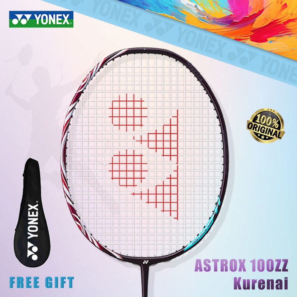 YONEX ASTROX 100ZZ Kurenai Badminton Racket Full Carbon NANOFLARE 1000 ...