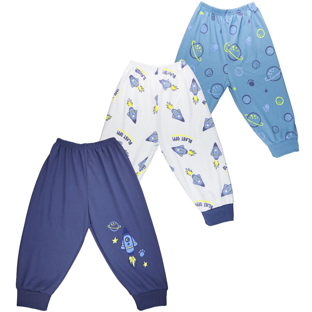 Teeter Totter 3-piece Boy 2 to 5 year olds Cotton Pajama Pants with Leg ...