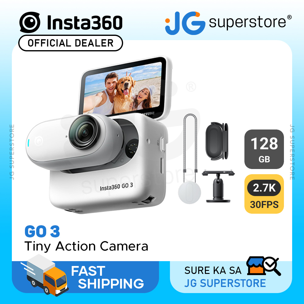 [JG SALE] Insta360 GO 3S / GO 3 4K Tiny Waterproof Action Camera with ...