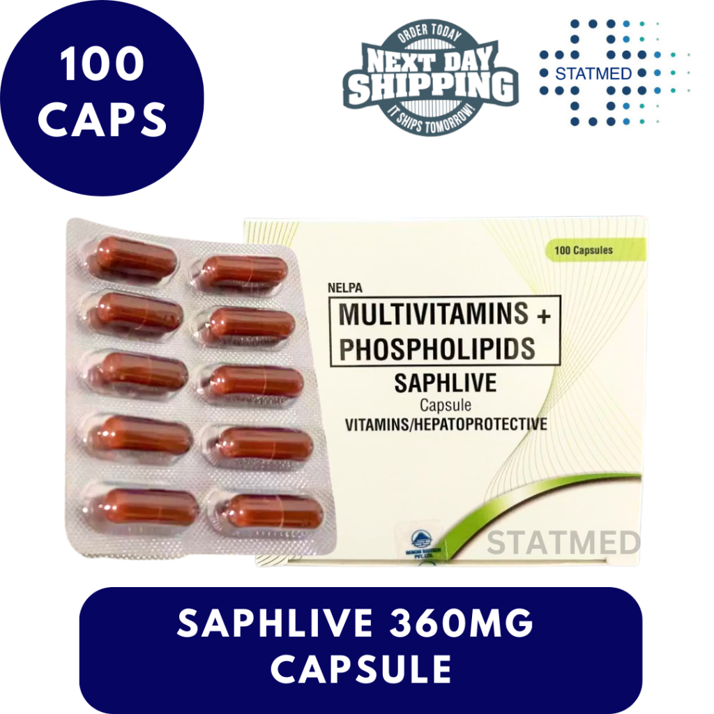 Saphlive 360mg Capsule Multivitamins + Phospholipids - 10, 50 & 100 ...