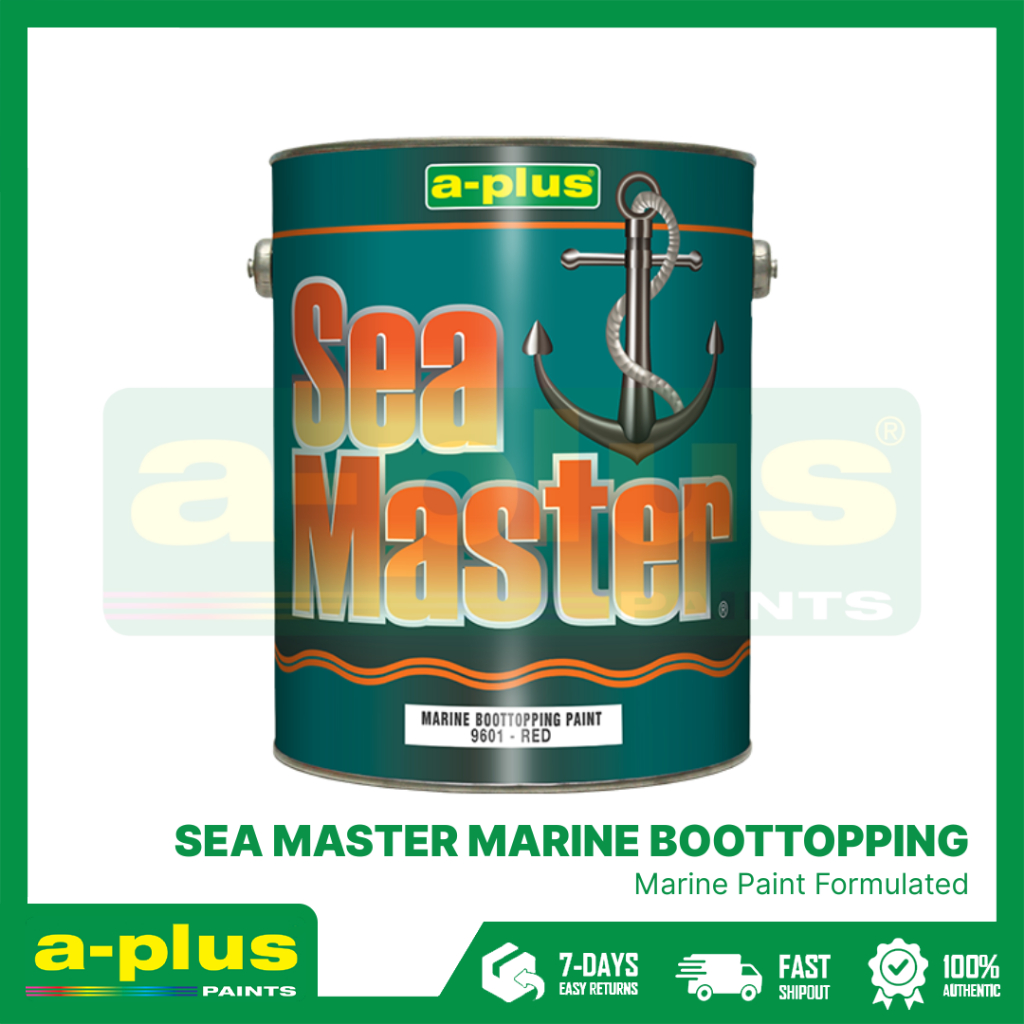 A-Plus Sea Master Marine Boot Topping Paint (4 Liters) - High Gloss ...