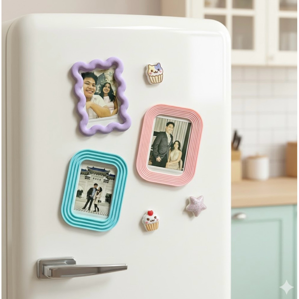 Mini Ref Magnet Frames | 3D Printed | Pastel colors | Minimalist ...