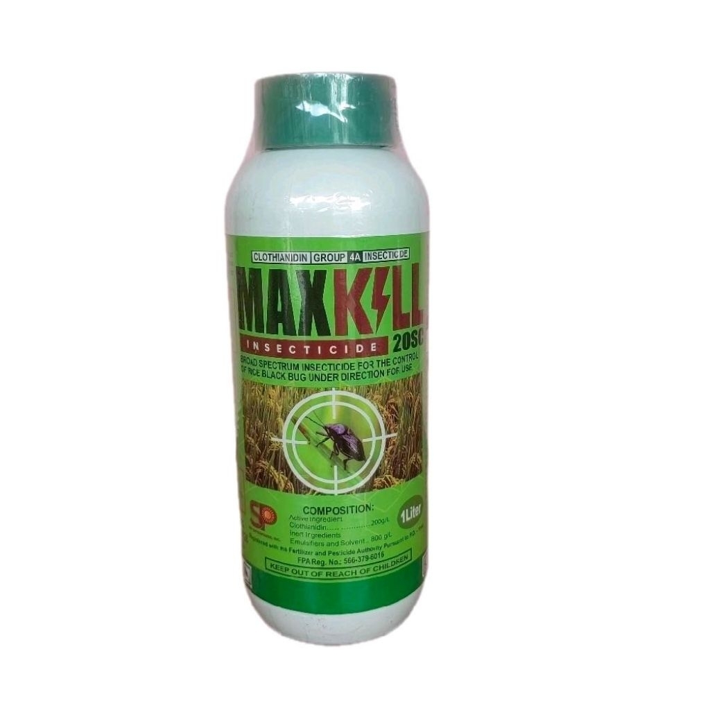 Maxkill / Max kill Clothianidin Insecticide 20SC 1 Liter Broad Spectrum ...