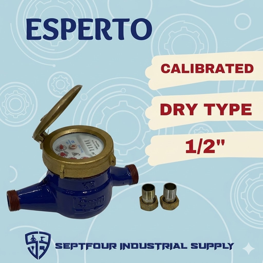 ESPERTO LXSG-15E Water Meter Submeter (DRY TYPE) Adapter Watermeter ...