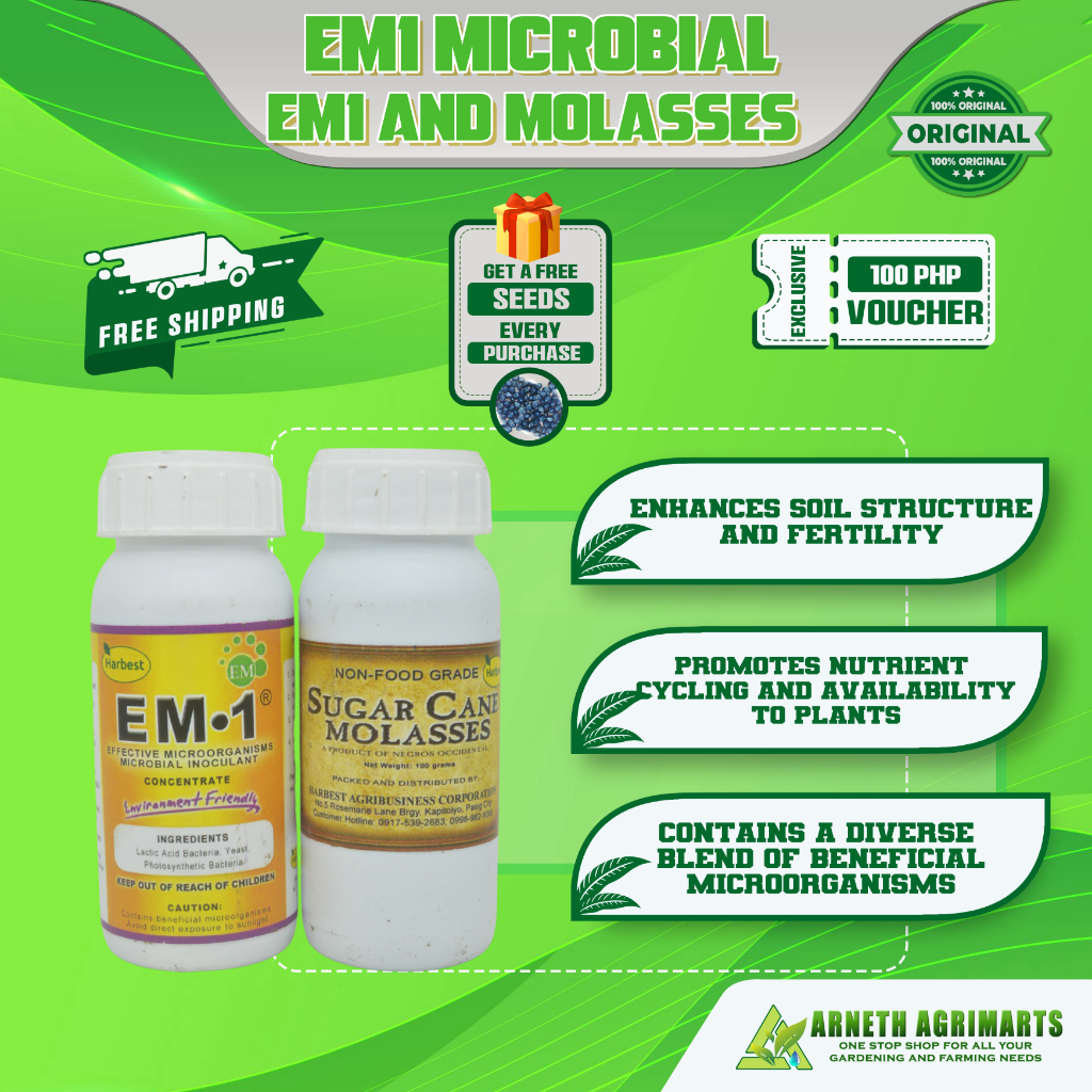 EM1 MICROBIAL CONCENTRATE 100 ML PARES | Shopee Philippines