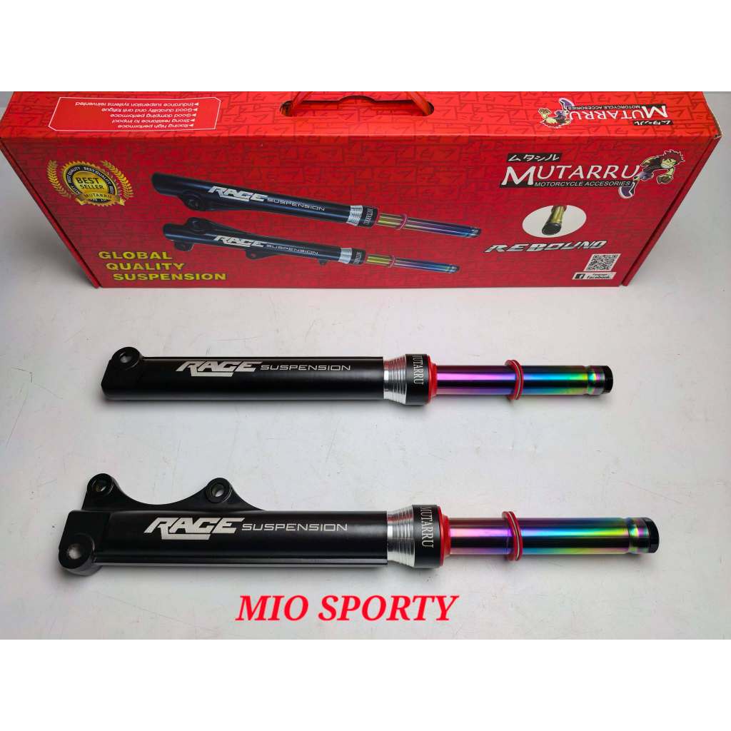 MUTARRU RACE FRONTSHOCK SUSPENSION ADJUSTABLE REBOUND CLICK/NMAX/AEROX ...