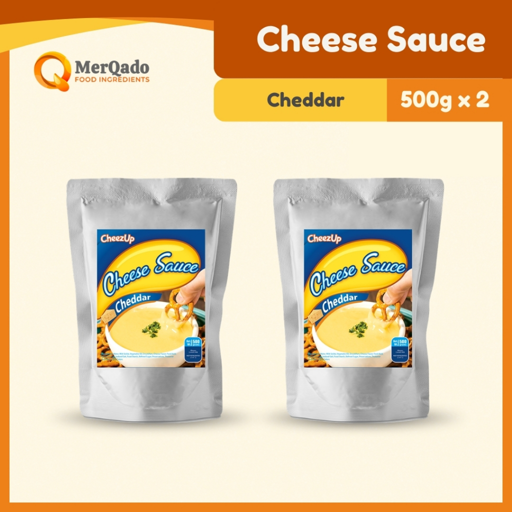 CheezUp Cheddar Cheese Sauce 500g (Set of 2) | Shopee Philippines