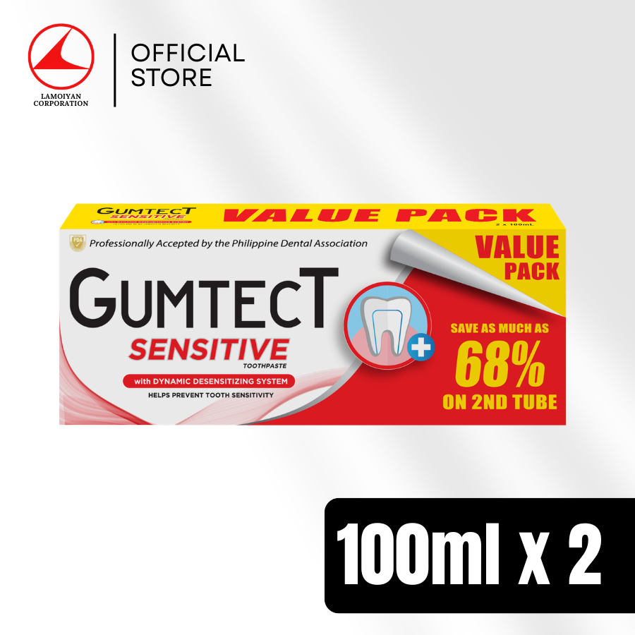 Gumtect Sensitive Toothpaste Value Pack 100mL STP | Shopee Philippines