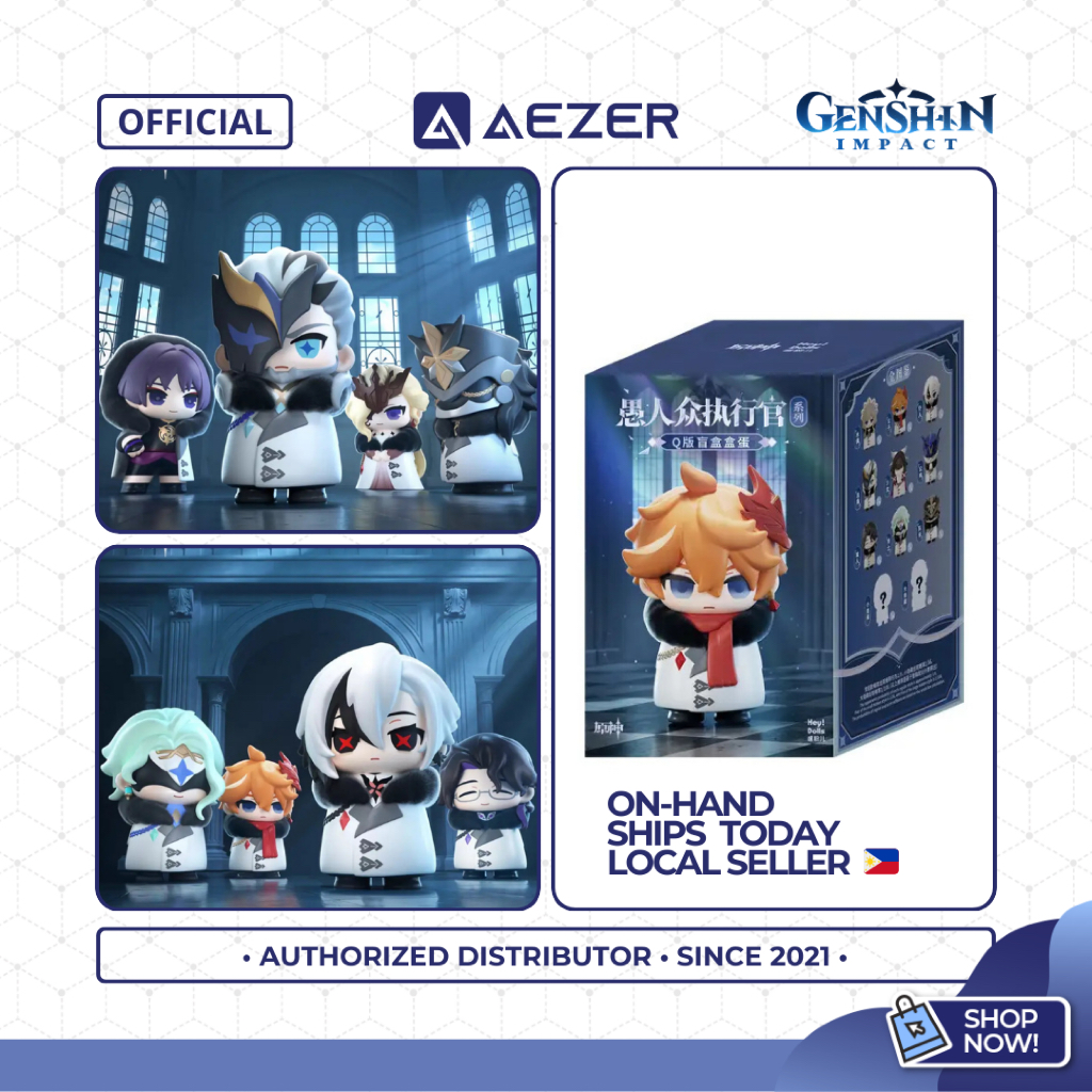 Official miHoYo Genshin Impact Fatui Harbinger Series Q Edition ...