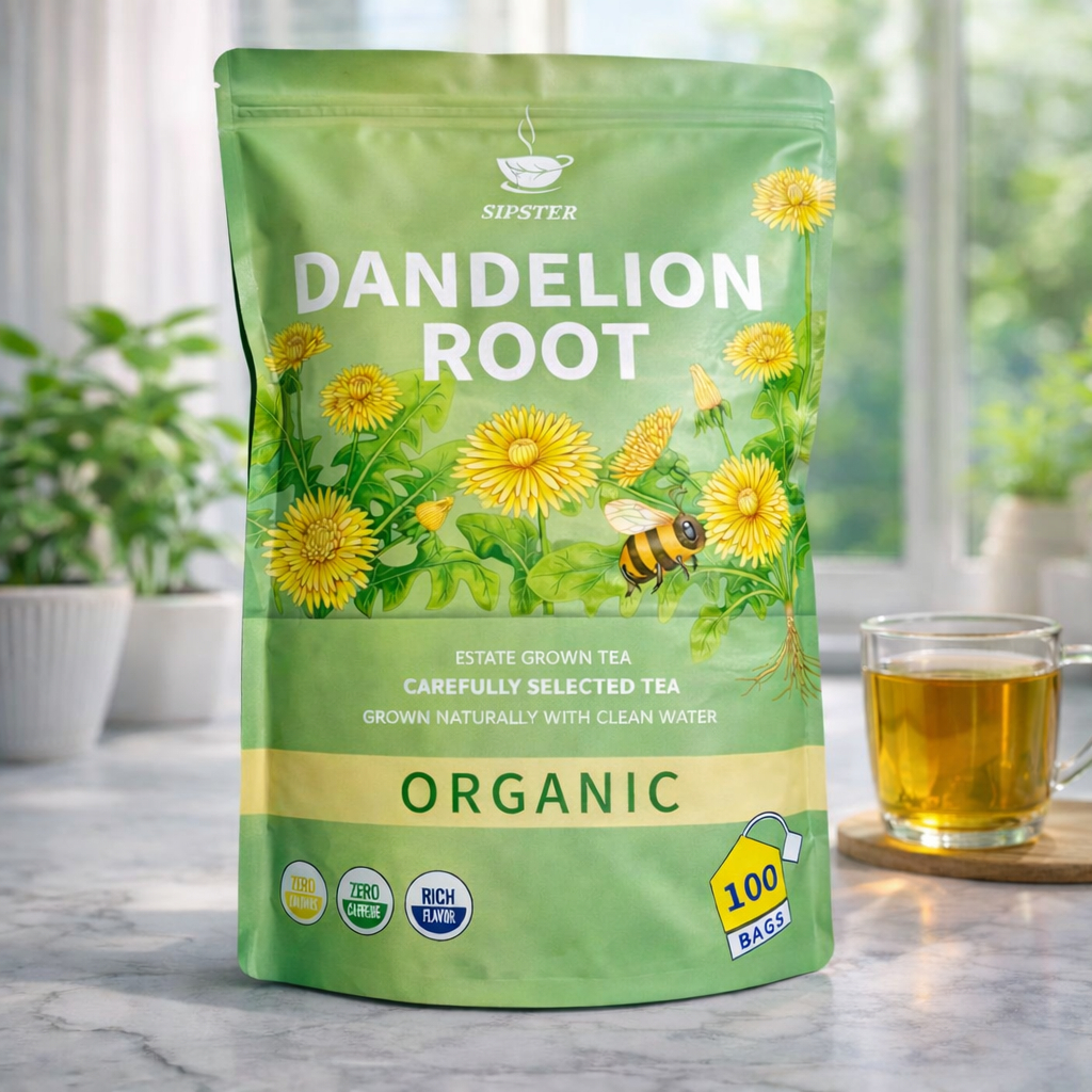 Dandelion Root Tea 100pcs | Herbal Detox Tea | Caffeine Free Drink ...