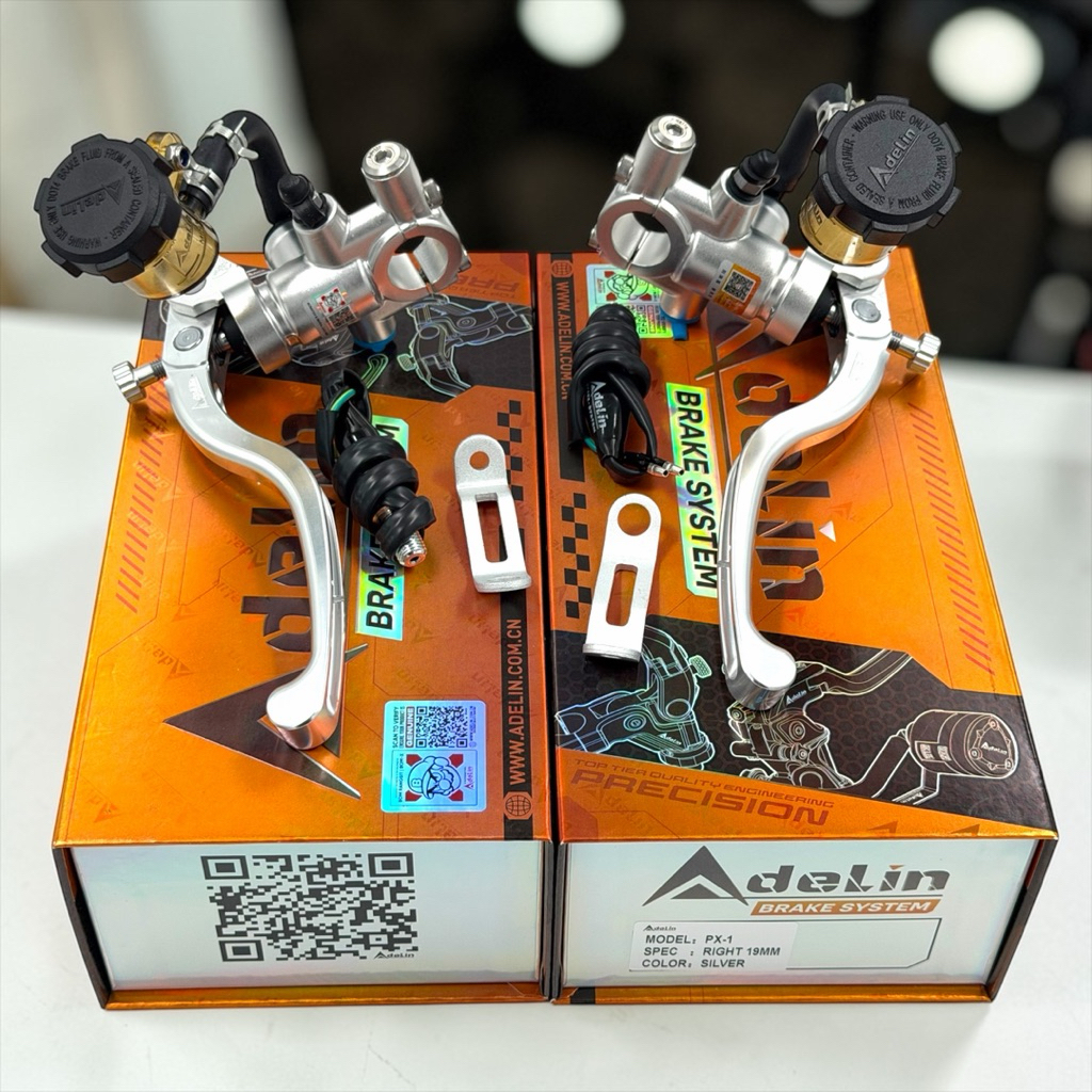 ADELIN BRAKE MASTER PX-1 RIGHT 19MM/ LEFT 17.5MM / PERCH CABLE TYPE ...