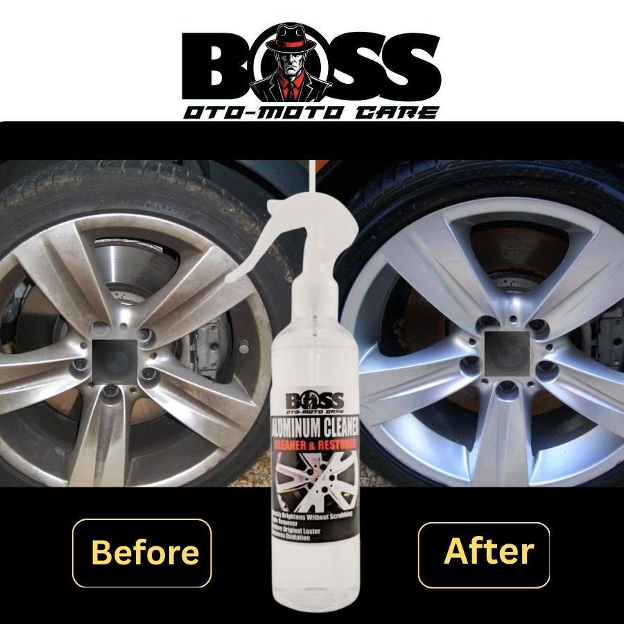 BOSS ALUMINUM CLEANER 250ML FOR WHEELS AND ALL ALUMINUM MATERIALS FOR ...
