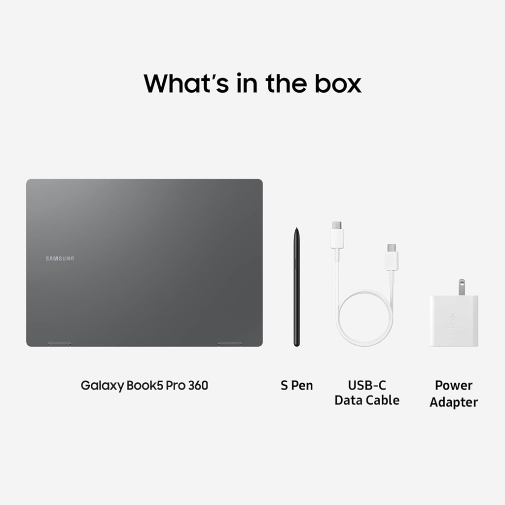 Samsung 16 Galaxy Book5 Pro 360 Copilot Pc AI Computer Intel Core 7 ...
