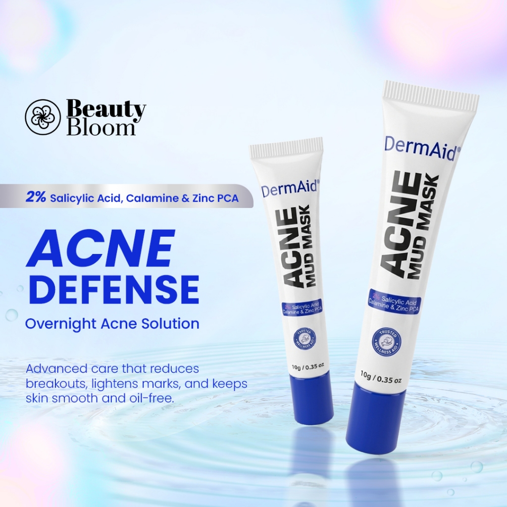 DermAid Acne Mud Mask 10g | Shopee Philippines