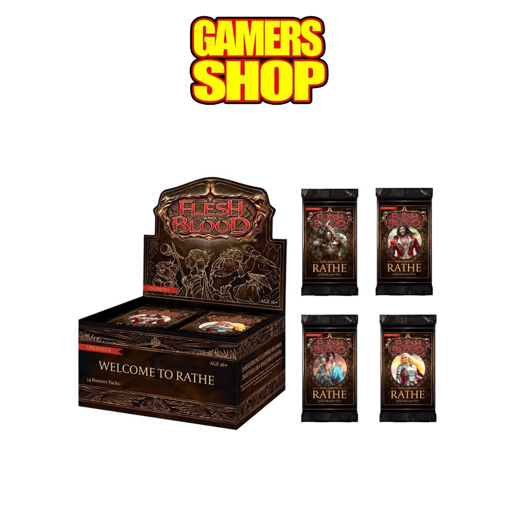 flesh and blood welcome to rathe unlimited booster box Bundle + Monarch  Hobbiesville Will you succumb to the machinations of others or will you choose your own path Flesh and Blood TCG: Welcome