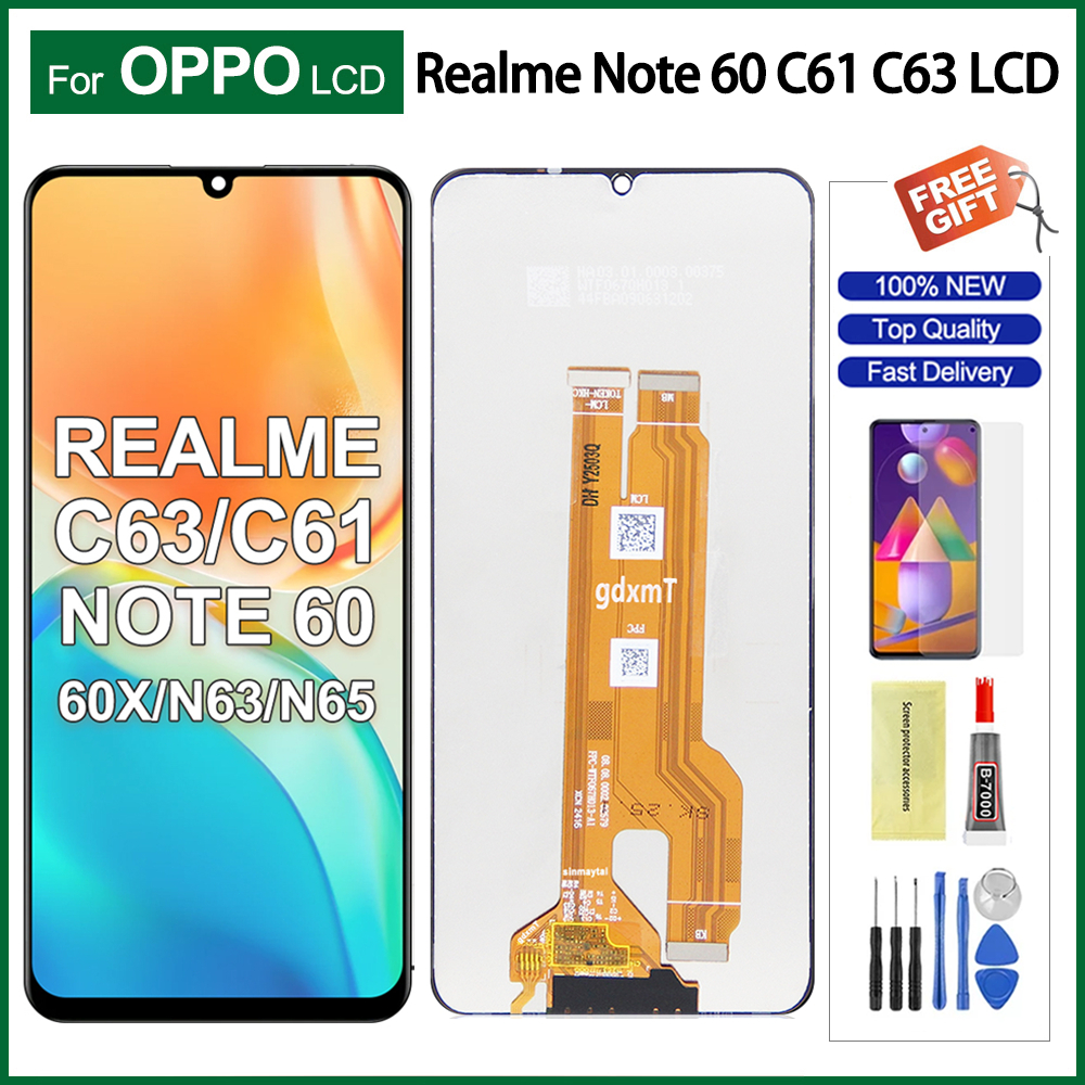 Display For OPPO Realme Note 60/Realme C61 C63 LCD Touch Screen ...