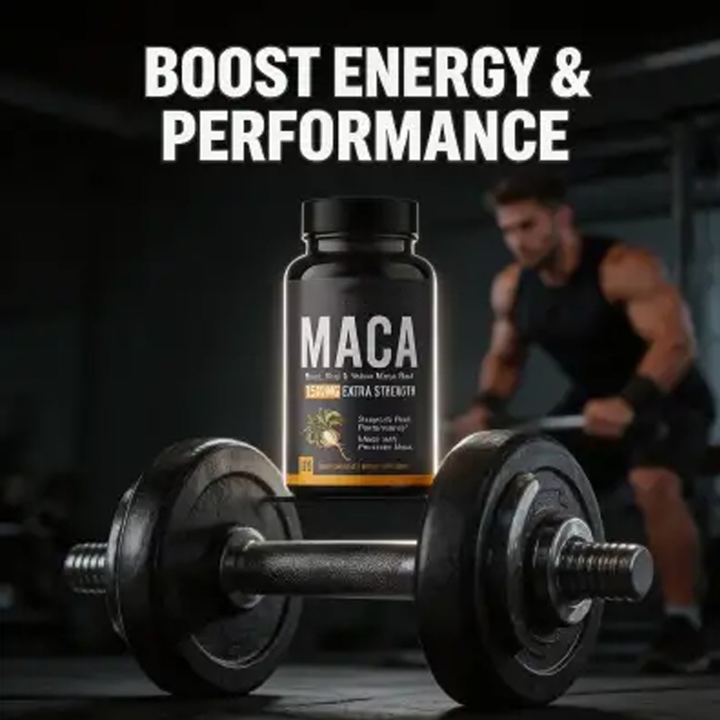 Organic Peruvian Maca Root Capsules Helpwith muscle growth Provide ...
