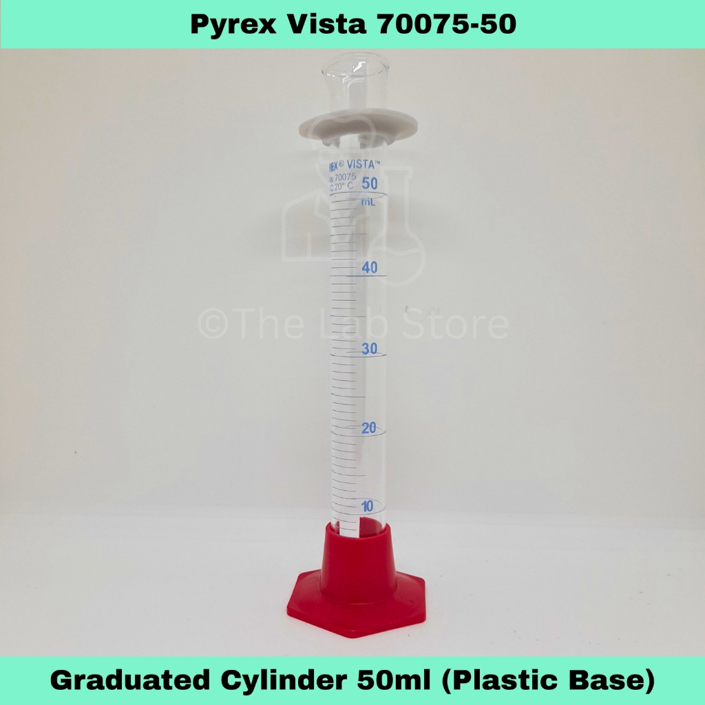 50mL PYREX Graduated Cylinder, Glass | Shopee Philippines