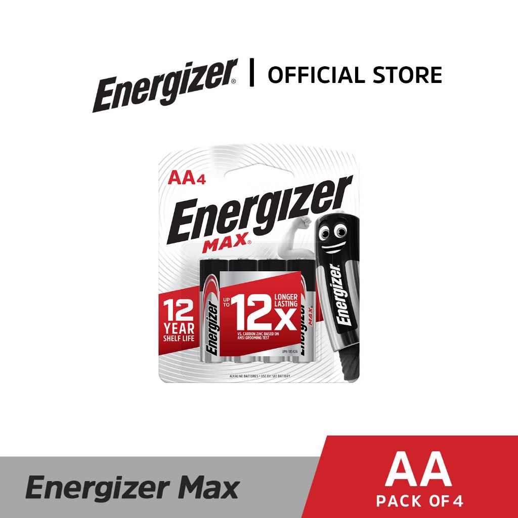 Energizer Max AA Blister Pack of 4 | Shopee Philippines