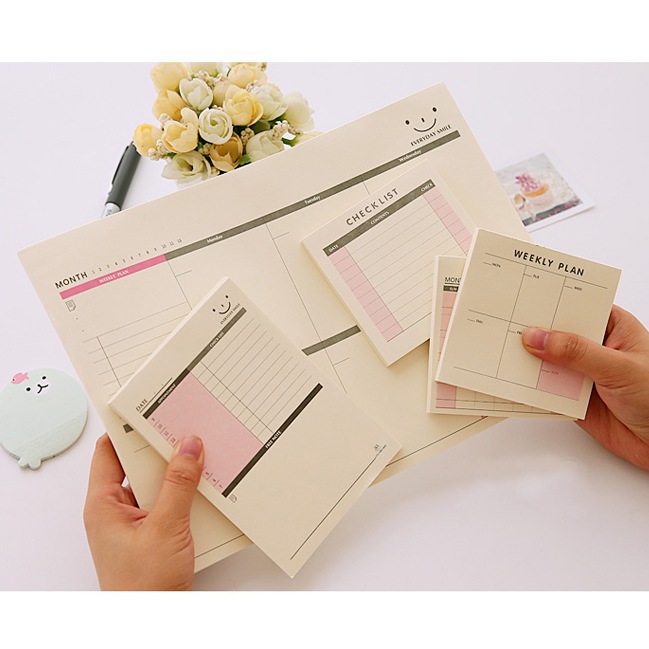 2026 Planner Tearable Monthly Weekly Planner Self Clocking Schedule ...
