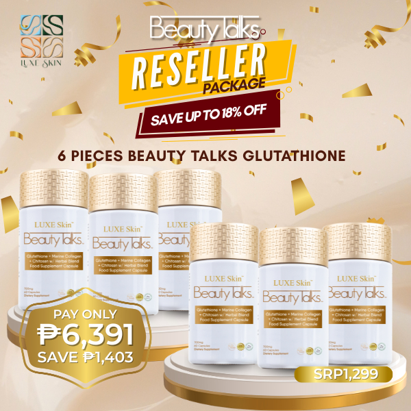 luxe skin beauty talks glutathione LUXE SKIN Beauty Talks Glutathione Capsule Beauty Supplement for Skin  Health main image 0