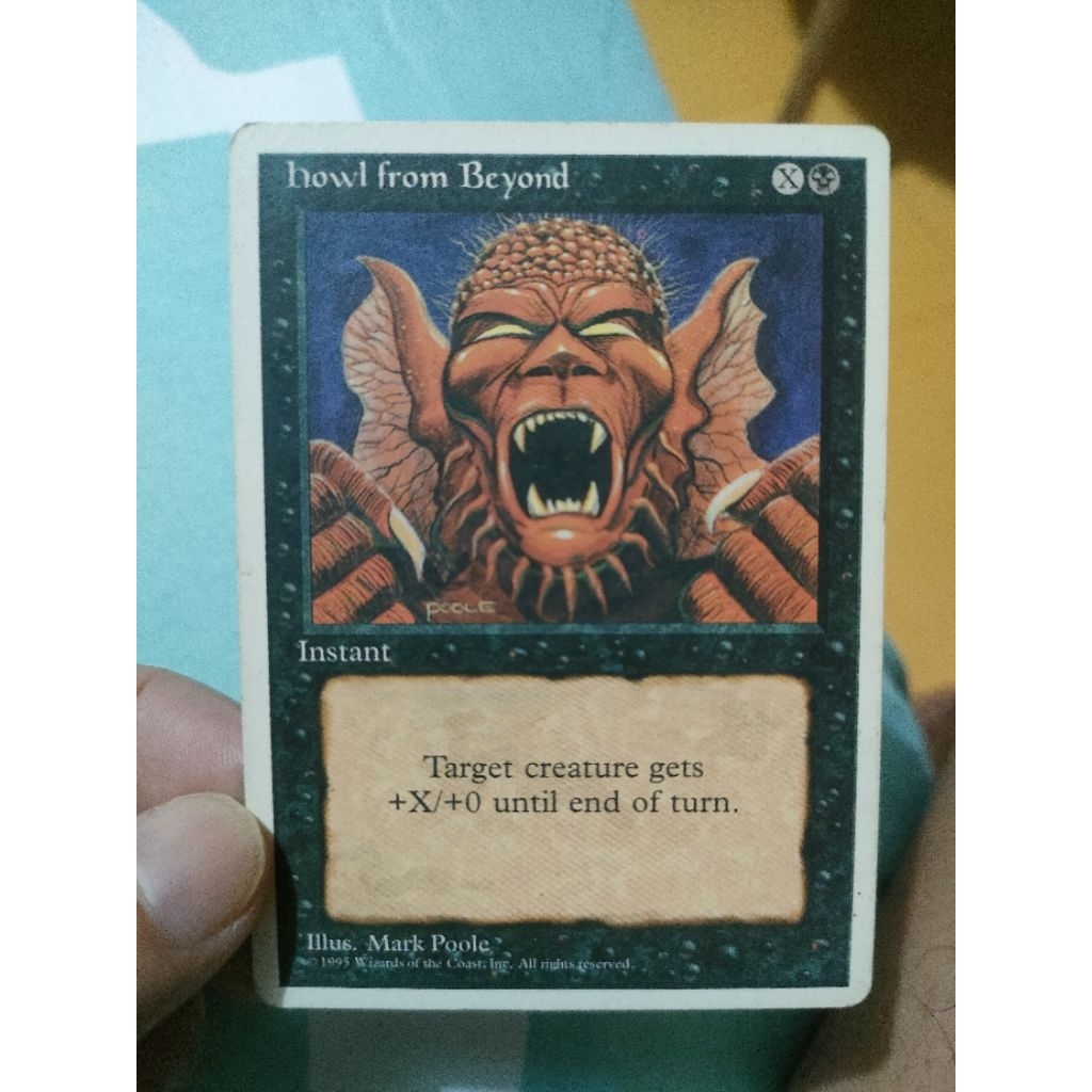 Howl From Beyond MTG card from 4th Ed. and Ice Age | Shopee Philippines