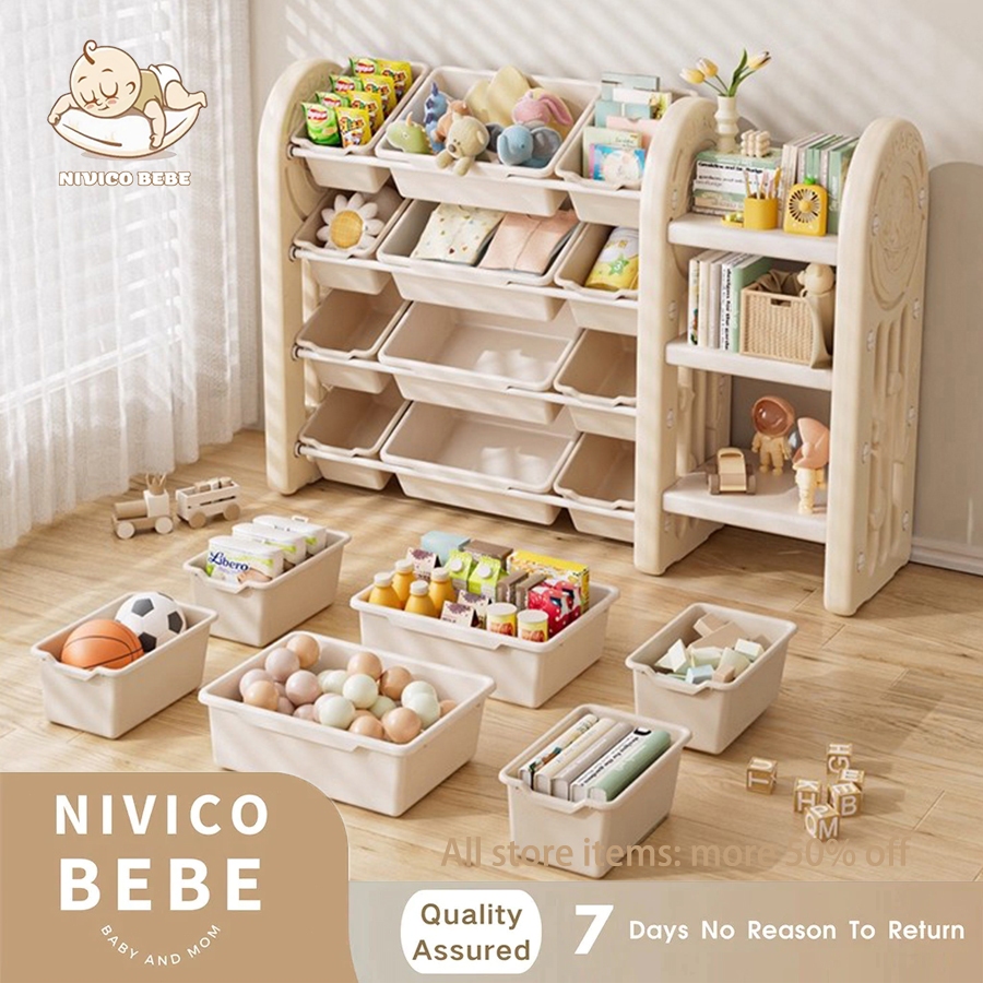 NIVICO BEBE Toy Organizer Storage Rack For Kids Multipurpose With ...