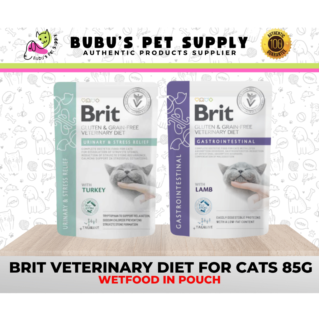 Picture Idea: Brit Veterinary Diet For Cats Wet Pouch 85G Urinary Struvite