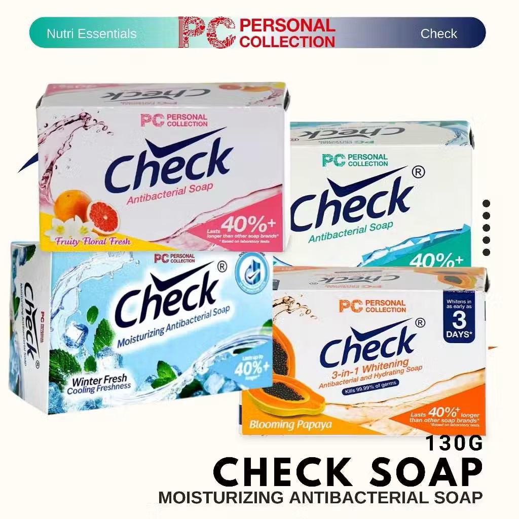 CHECK ANTIBACTERIAL SOAP WITH FREE SOAP FOAMING MESH NET | Shopee ...