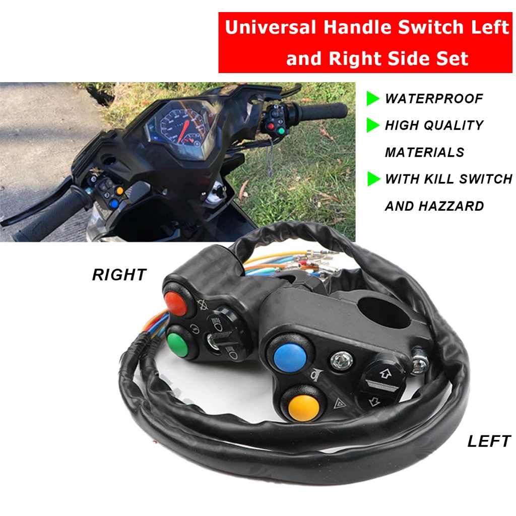 Motorcycle All function Handle Switch Allyo Left and Right (set) For ...