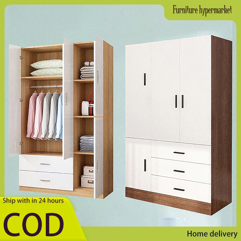 Wardrobe wooden Multifunctional For Clothes cabinet Closet for clothes ...
