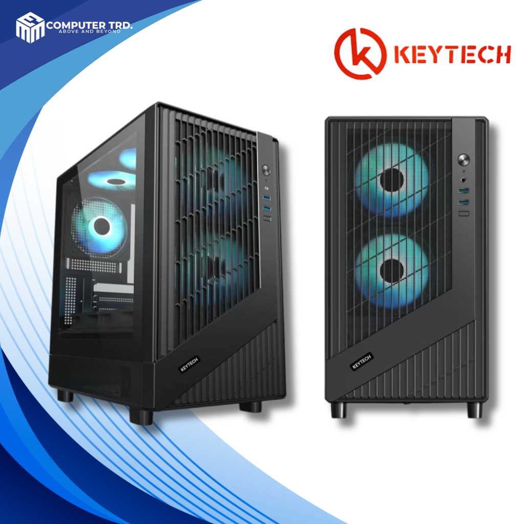 Keytech Terminator T500 MATX Tempered Case PC Chassis | Shopee Philippines