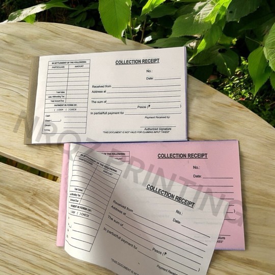 Shop collection receipt for Sale on Shopee Philippines