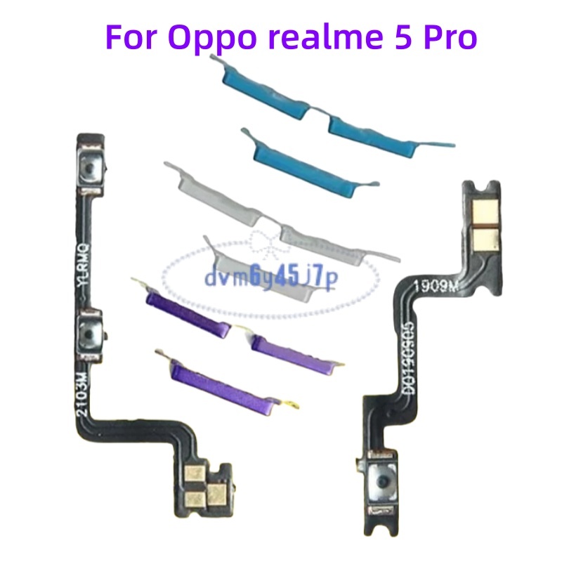 For OPPO Realme 5 Pro New Switch Key Power On Off and Volume up down ...