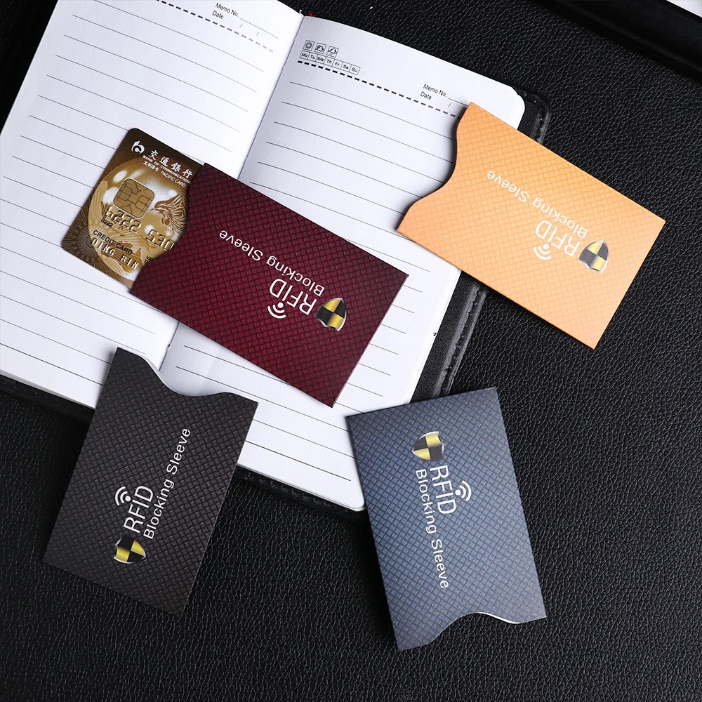 Premium RFID Blocking Credit Card Sleeves – Anti-Theft Wallet Protector ...