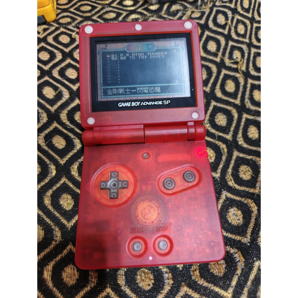 Gameboy Advance SP AGS-001 Transparent Red Reshelled | Shopee Philippines