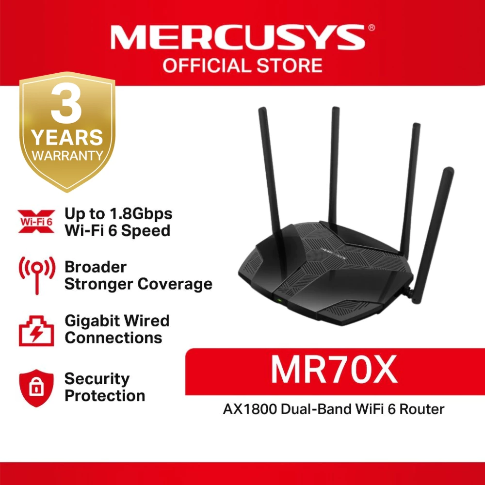 Mercusys MR70X (AX1800)