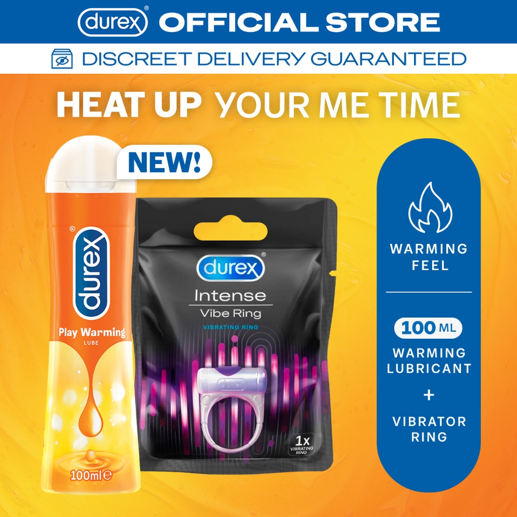 Durex Play Warming Lube 100ml + Vibrator Ring | Lubricant + Adult Toy |  Shopee Philippines