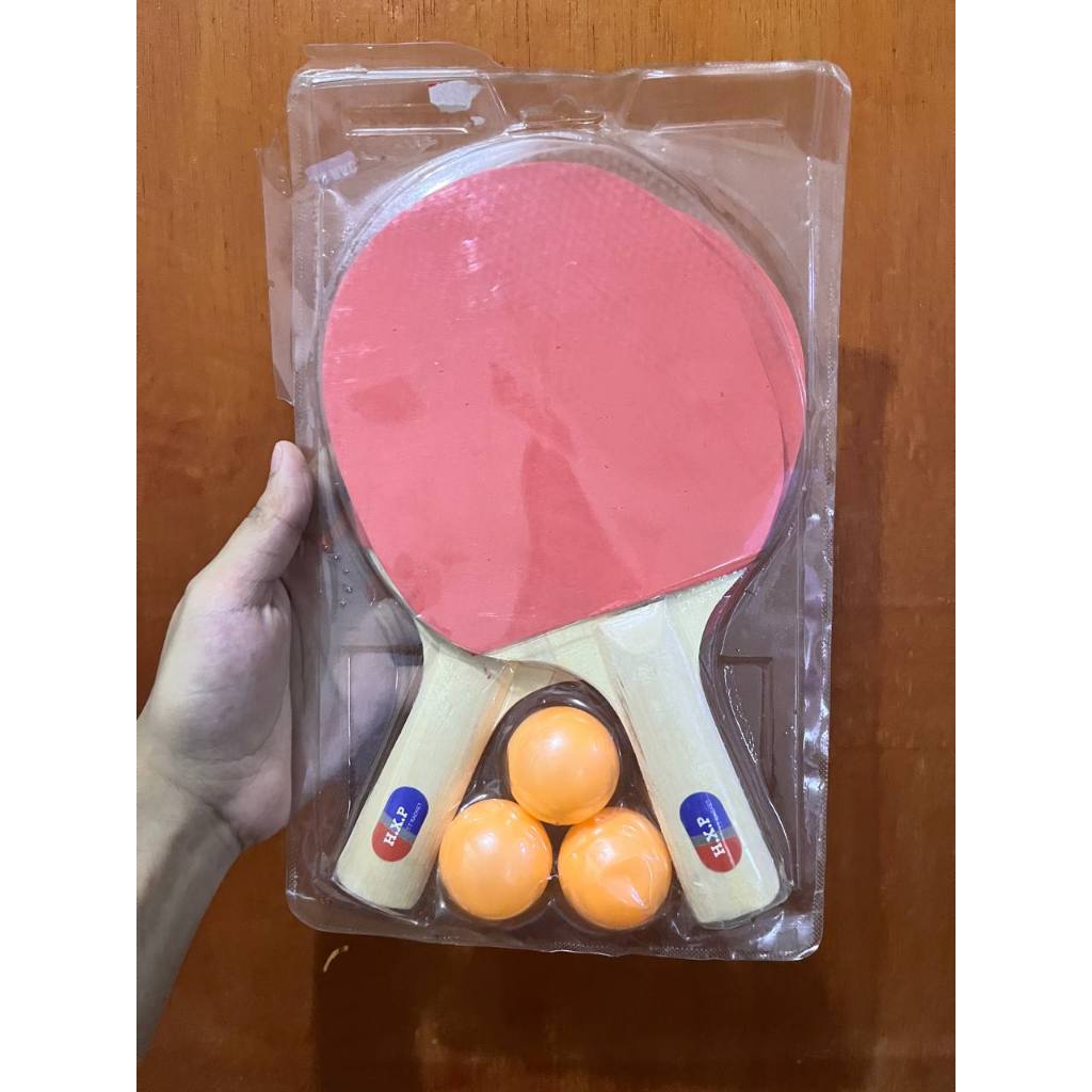 Table Tennis Racket with Pingpong Balls | Shopee Philippines