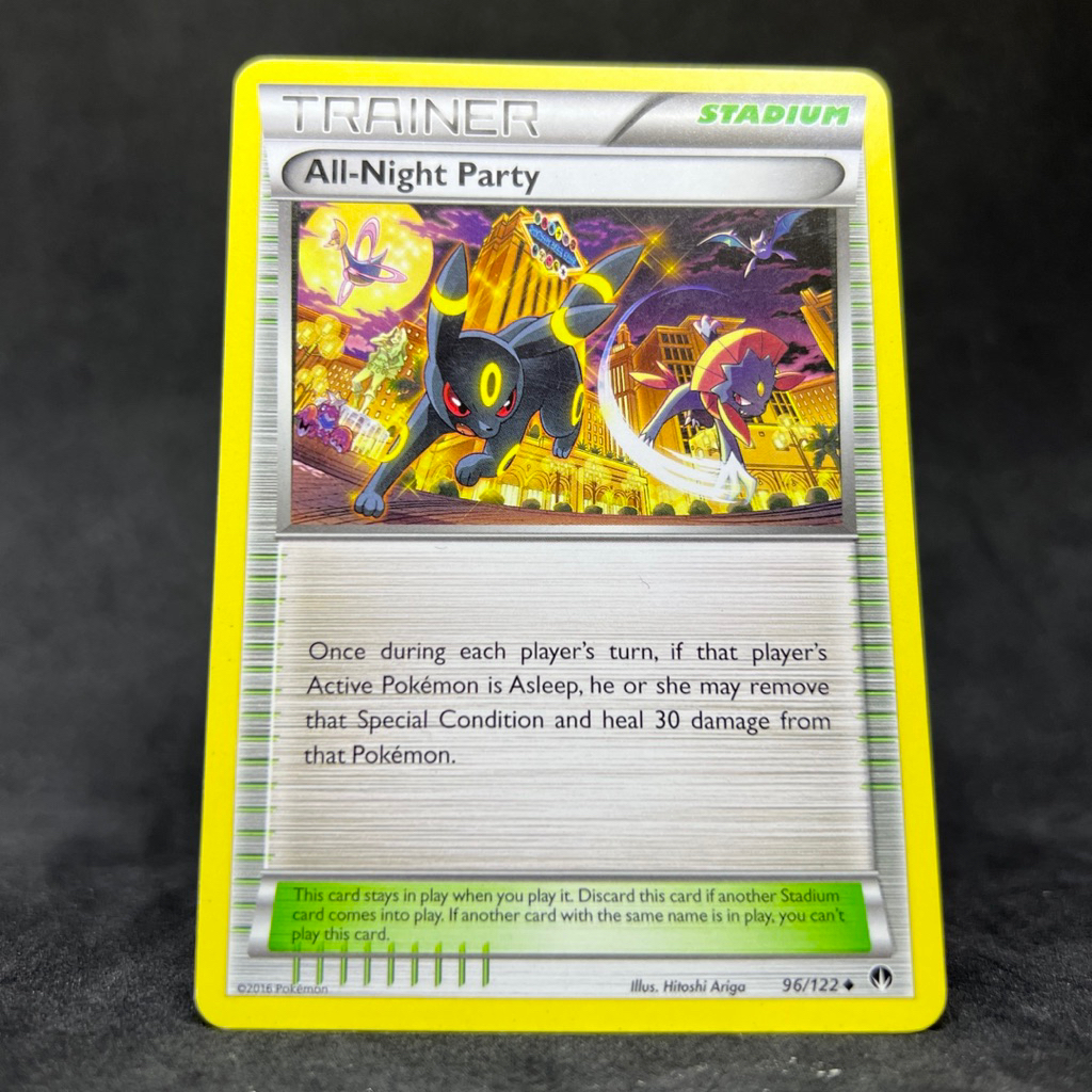 Pokemon TCG All-Night Party 96/122 2016 XY BREAKpoint Umbreon Cresselia  Weavile Crobat | Shopee Philippines
