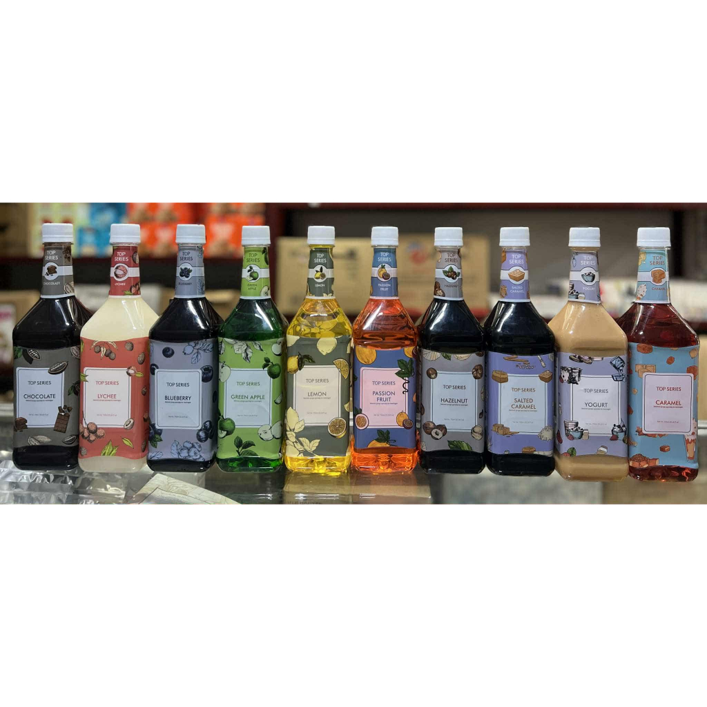 TOP CREAMERY TOP SERIES SYRUP 750ML are dessert shops to create a ...