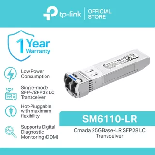 TP-Link Omada SM6110-LR V1 - Module SFP28 25G BASE-LR Monomode 10 Km Haute Performance