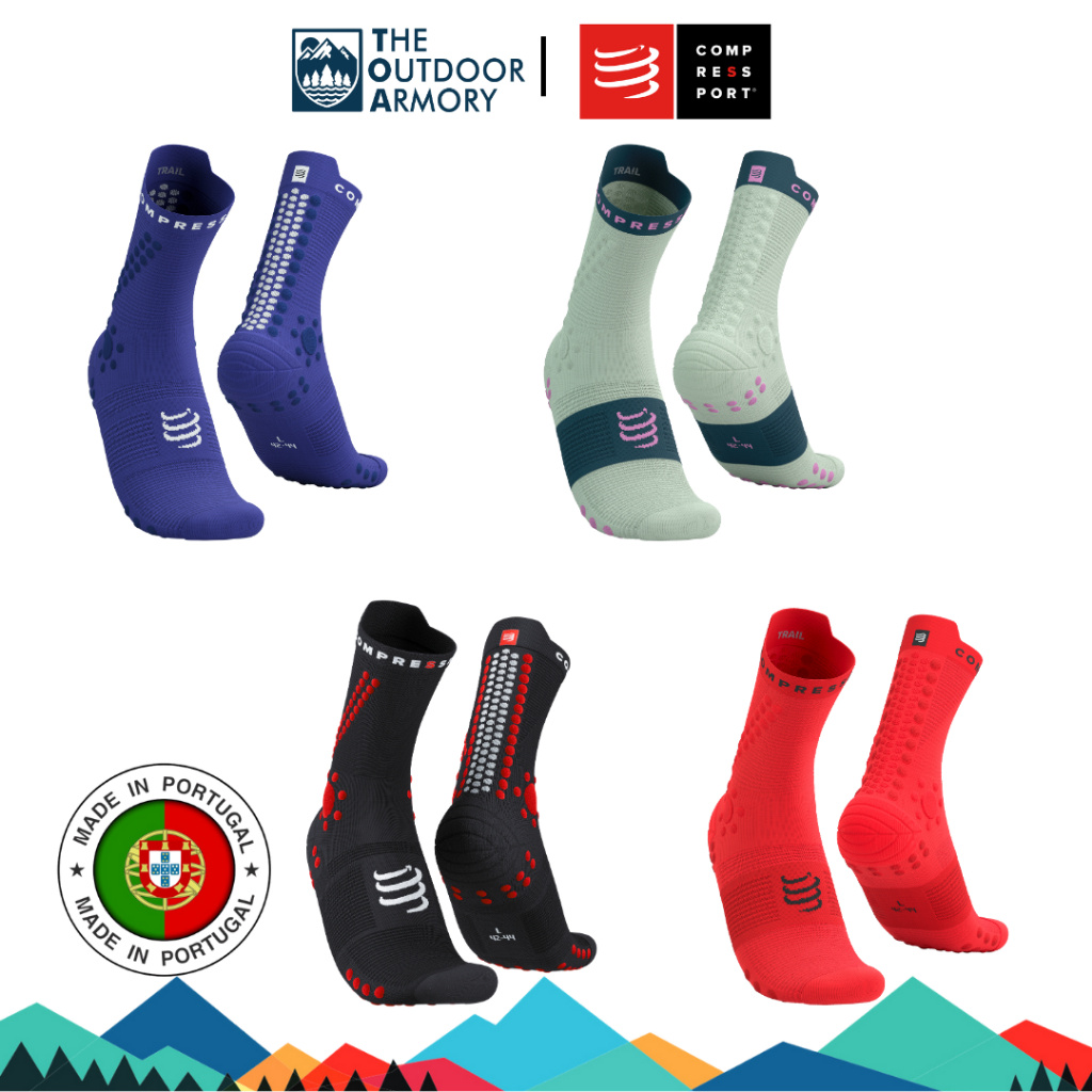 Compressport Pro Racing Socks v4.0 - Trail | Shopee Philippines