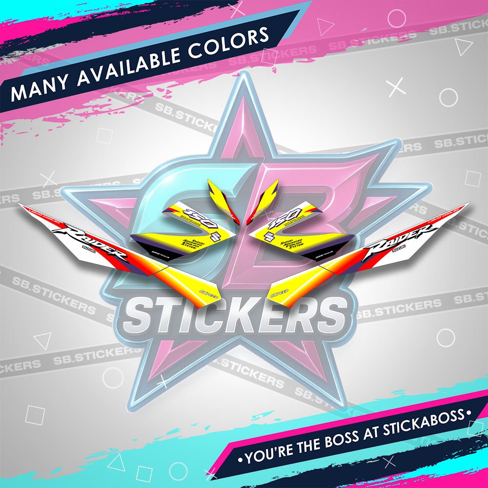 RAIDER 150 Fi STICKER DECALS ( 125 INSPIRED DESIGN ) | Shopee Philippines